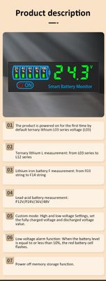 DC 7–55V Smart Battery Level Indicator (JX-4615N-A2) – LCD Voltage & Capacity Meter_img_10