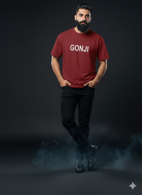 Gonji Printed Drop Shoulder_img_0