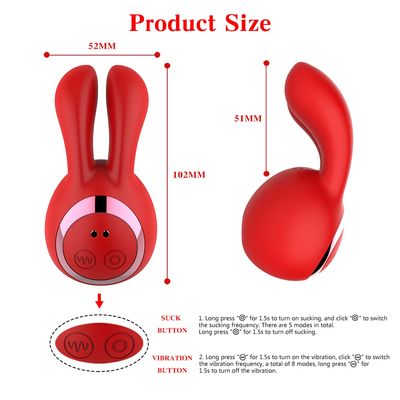 Clitoral Sucking Rabbit Vibrator with 8 Vibration & 5 Suction Modes Nipples G Spot Stimulator Adult Couple Sex Toys for Women 18_img_1