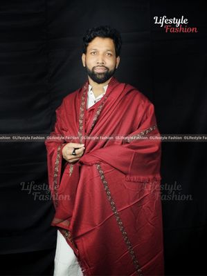 অরিজিনাল কাশ্মীরি মিক্সড উল শাল (RKK2-05)_img_0