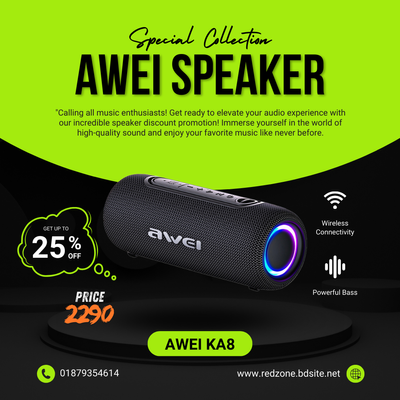 Awei KA8 14W Outdoor Portable Bluetooth Speaker_img_1