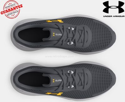 Men's UA Surge 3 Running Shoes Gray Size UK 9_img_2