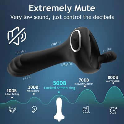 Wireless Vibrator for Couple Prostate Massage Cockring Male Delay Ejaculation Penis Ring G Spot Clit Stimulator Adult Sex Toys_img_2