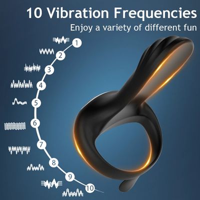 Wireless Vibrator for Couple Prostate Massage Cockring Male Delay Ejaculation Penis Ring G Spot Clit Stimulator Adult Sex Toys_img_4