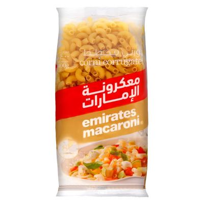 Emirates Macaroni Corni Corrugated Pasta 400gm(এমিরেটস ম্যাকারনি কর্নি ঢেউতোলা পাস্তা)_img_0