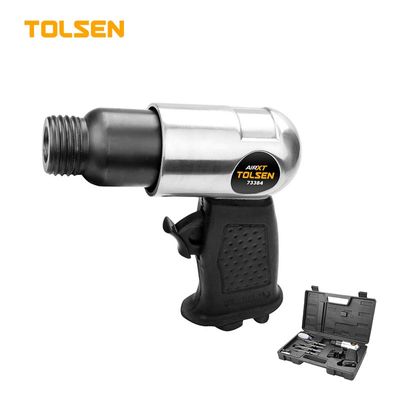 Tolsen 9pcs Air Hammer Set ( Hex ) Kit w/ Case (4500bpm) Model:73384_img_0