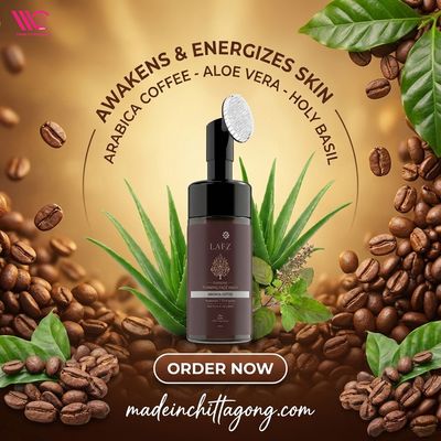 LAFZ Halal Caffeine Foaming Face Wash – 100ml_img_0