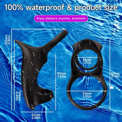 App Controlled Penis Ring Vibrator Male Erection Enhancer Sleeve 10 Vibration Anal G spot Stimulation Couples Sex Toy for Men_img_2