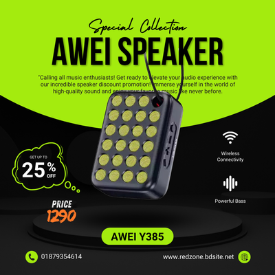 AWEI Y385 Speaker Outdoor Bluetooth Speakers 4W_img_1