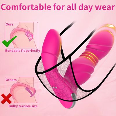Wearable Vibrating Panties Vibrators App Remote Sex Toys for Women 9 Speed Powerful Thrusting Vibrations Adult Couples Sex Goods_img_1