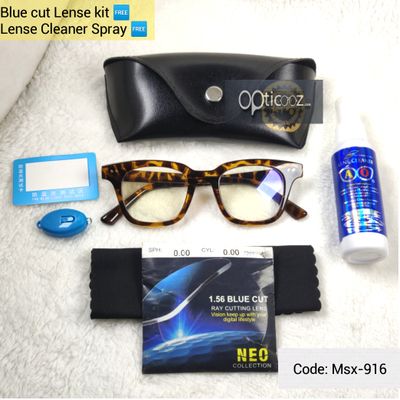 Leopard Design Vshell Premium BlueCut Eyeglass_img_0
