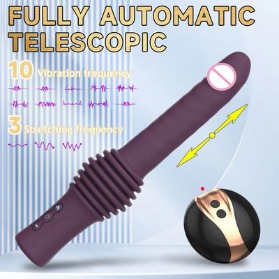 Automatic Thrusting Dildo Vibrator Sex Machine Vagina G Spot Telescopic Massager Retractable Clit Masturbation Sex Toy for Women_img_2