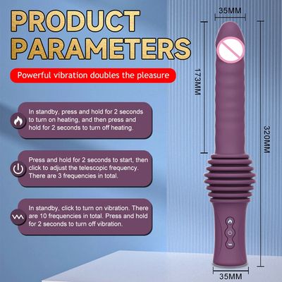 Automatic Thrusting Dildo Vibrator Sex Machine Vagina G Spot Telescopic Massager Retractable Clit Masturbation Sex Toy for Women_img_4