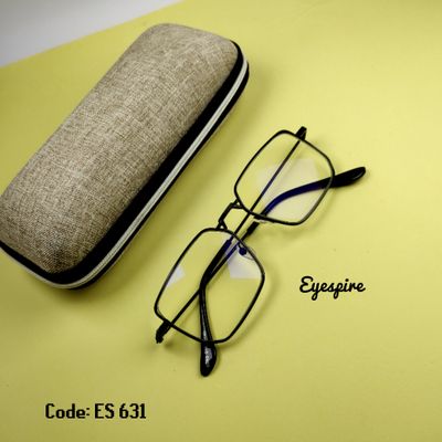 Square Metal Design Premium BlueCut eyeglass_img_1