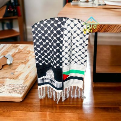 সুতার তৈরি ফিলিস্তিনি মাফলার (Big size)_img_1