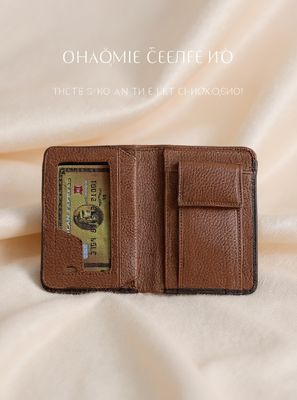 Ks Premium Leather Wallet Chocolate