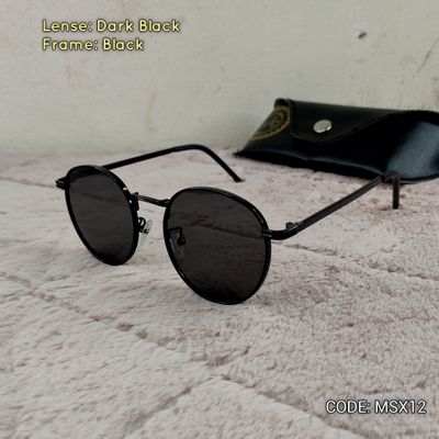1915_Metal Dark Black Sunglass_img_1