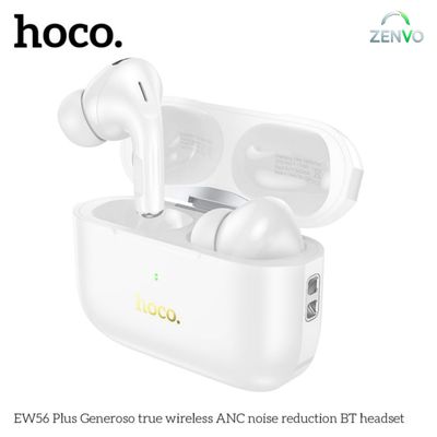 Hoco EW56 Plus ANC True Wireless Earphones – White Color_img_0