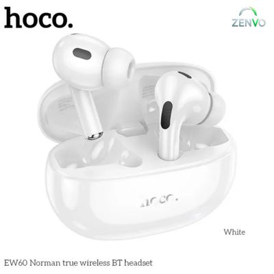 Hoco Ew60 Plus Norman True Wireless Anc BT Headset-White Color_img_0
