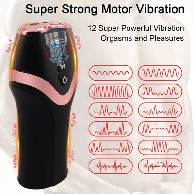 Male Masturbators Cup Adult Goods Realistic Pocket Vagina Pussy Vibrator Glans Stimulator Oral Sex Airplane Cup Sex Toys For Men_img_4