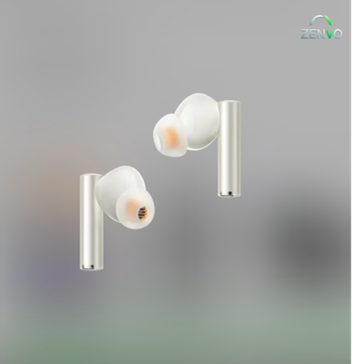 Realme Buds Air 5 Pro Active Noise Cancelling True Wireless Earbuds – White Color_img_1