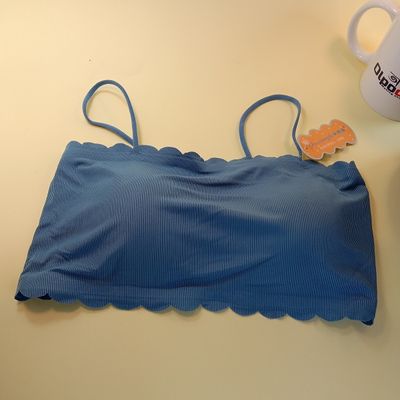 Soft Comfortable Slim belt stylish pad removable for women wear bra-One piece_img_7