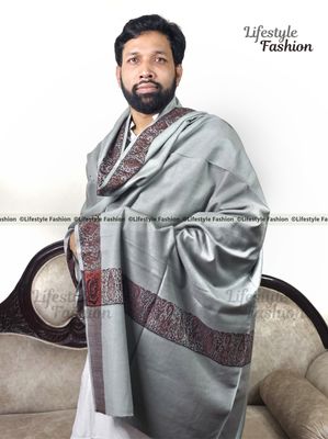 অরিজিনাল কাশ্মীরি মিক্সড উল শাল (RKK1-03)_img_0