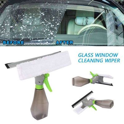 3 In 1 Glass Cleaning with Spray Bottle Wipe_img_1