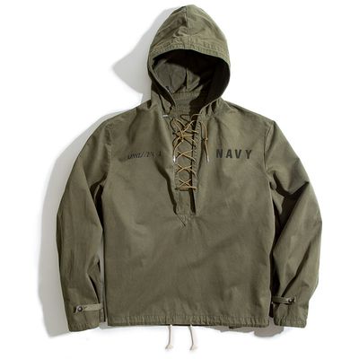 Hooded Pullover Long Sleeve Deck Parker Jacket_img_4
