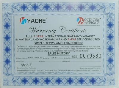 Yaoke YHDI-333 Heavy Dry iron_img_2