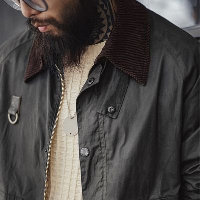 vintage Spey oil wax fishing jacket_img_3