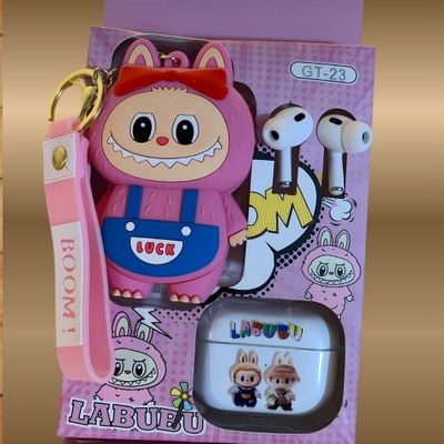 Labubu Wireless Earbuds with Cute Cartoon Stuffed Case GT-21_img_0