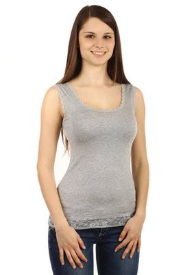 Women's cotton lace tank top_img_6