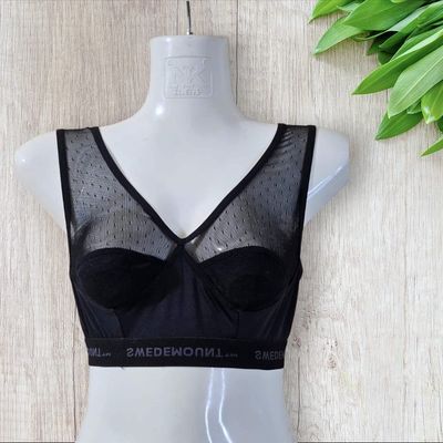 4 Pieces Semis Bra Genji For Womens And Girls random color_img_2