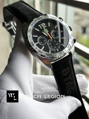 TAG BELT ANNIVERSARY PLAIN SILVER CASE BLACK DIAL BLACK BELT_img_0