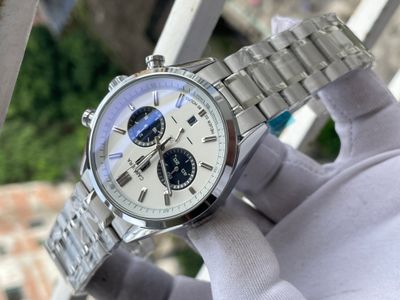 Tag Chain 2 Chrono Silver Body White Dial Black Sub_img_0