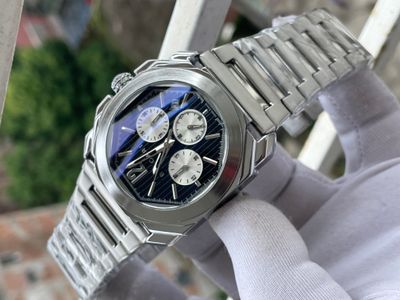 Bvlgari Chain Black Plain Dial White Sub_img_0