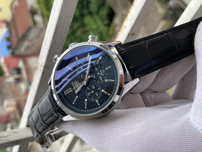 Tag Belt 3 Chrono Silver Body Black Belt Black Dial_img_0