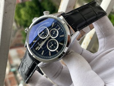Tag Belt 1969 Black Belt Silver Case Black Dial_img_0