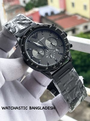 Armani Ch Matt Black Grey Dial_img_0