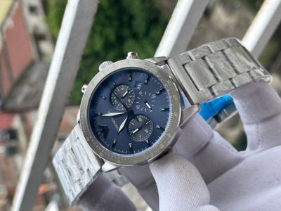 Armani Ch Matt Silver Blue Dial_img_0