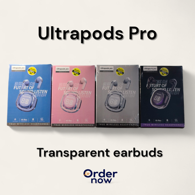 Ultrapods pro tws transparent earpods.