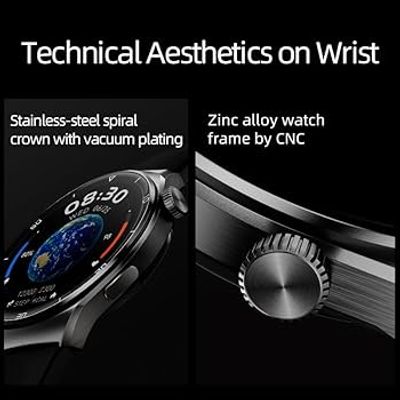 Qcy Watch GT2 Retina Amoled Display Calling Smartwatch – Black_img_1