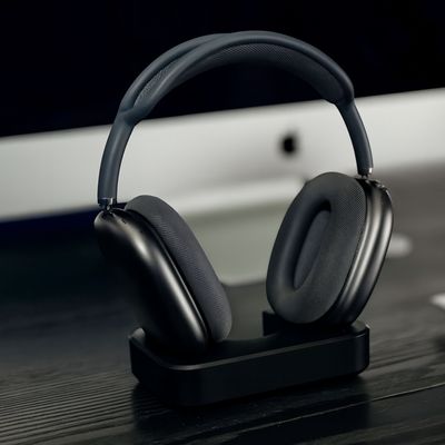 AirPods Max Stand with Sleep‑Mode Magnet Slots – Premium 3D‑Printed Desk Holder by IndecorBD_img_1