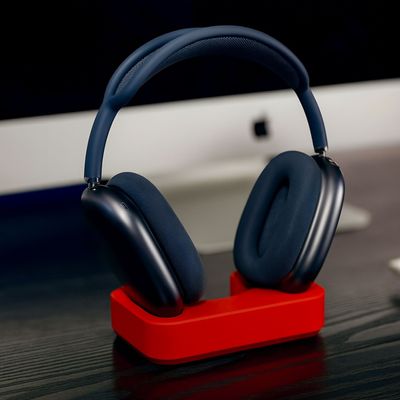 AirPods Max Stand with Sleep‑Mode Magnet Slots – Premium 3D‑Printed Desk Holder by IndecorBD_img_2