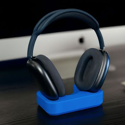 AirPods Max Stand with Sleep‑Mode Magnet Slots – Premium 3D‑Printed Desk Holder by IndecorBD_img_3