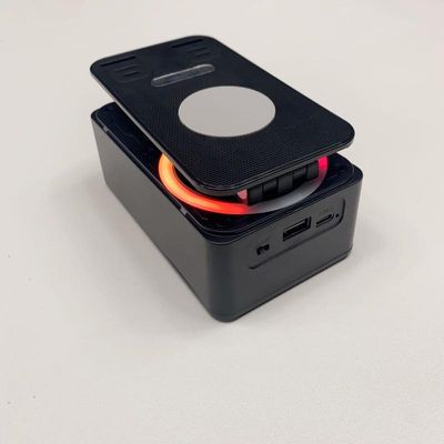 K98 Foldable Rotating Phone Stand with 360° Bluetooth Speaker_img_1