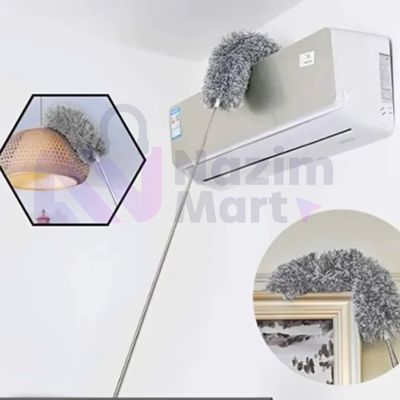 9.5 Feet Bendable Feather Duster with Extra Long Extendable Microfiber Duster - Nazim Mart_img_1