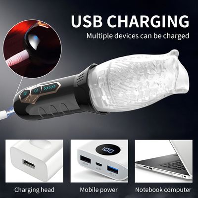 Automatic Rotating Male Masturbator Real Oral Sex Glans Vibrator Spiral Motion Spinner Cup Penis Delay Trainer Sex Toys for Men_img_2