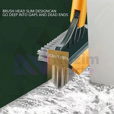 3 in 1 Brush, Magic Broom Brush Floor Brush Scrubber with Long Handle - Nazim Mart_img_2